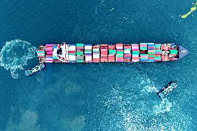 China Qingdao Container Trade