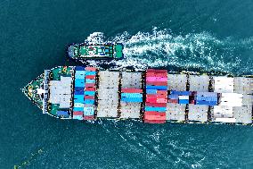 China Qingdao Container Trade