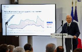 PM Bayrou Unveiling Main Guidelines Of France s 2026 Budget - Paris