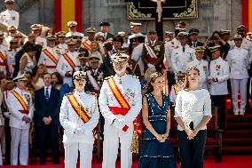 Royal Family Supports Princess Leonor at Flag Swearing Ceremony - Spain