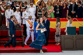 Royal Family Supports Princess Leonor at Flag Swearing Ceremony - Spain