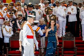Royal Family Supports Princess Leonor at Flag Swearing Ceremony - Spain
