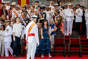 Royal Family Supports Princess Leonor at Flag Swearing Ceremony - Spain