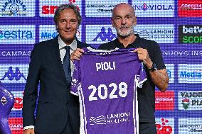 CALCIO - Serie A - Presentation of new ACF Fiorentina's head coach Stefano Pioli