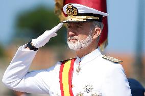 Royal Family Supports Princess Leonor at Flag Swearing Ceremony - Spain