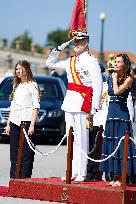 Royal Family Supports Princess Leonor at Flag Swearing Ceremony - Spain