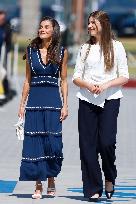 Royal Family Supports Princess Leonor at Flag Swearing Ceremony - Spain