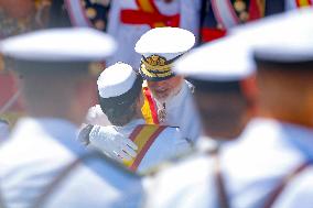 Royal Family Supports Princess Leonor at Flag Swearing Ceremony - Spain