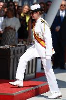 Royal Family Supports Princess Leonor at Flag Swearing Ceremony - Spain