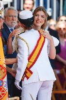 Royal Family Supports Princess Leonor at Flag Swearing Ceremony - Spain
