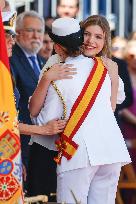 Royal Family Supports Princess Leonor at Flag Swearing Ceremony - Spain