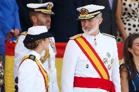 Royal Family Supports Princess Leonor at Flag Swearing Ceremony - Spain
