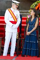 Royal Family Supports Princess Leonor at Flag Swearing Ceremony - Spain