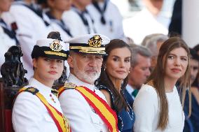 Royal Family Supports Princess Leonor at Flag Swearing Ceremony - Spain
