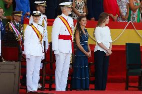 Royal Family Supports Princess Leonor at Flag Swearing Ceremony - Spain
