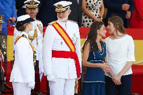 Royal Family Supports Princess Leonor at Flag Swearing Ceremony - Spain