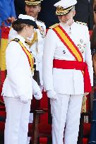 Royal Family Supports Princess Leonor at Flag Swearing Ceremony - Spain