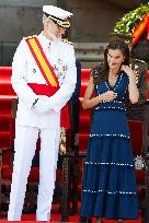 Royal Family Supports Princess Leonor at Flag Swearing Ceremony - Spain