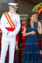 Royal Family Supports Princess Leonor at Flag Swearing Ceremony - Spain
