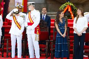 Royal Family Supports Princess Leonor at Flag Swearing Ceremony - Spain