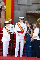 Royal Family Supports Princess Leonor at Flag Swearing Ceremony - Spain