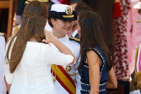 Royal Family Supports Princess Leonor at Flag Swearing Ceremony - Spain