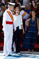Royal Family Supports Princess Leonor at Flag Swearing Ceremony - Spain