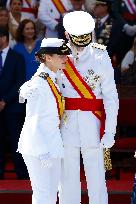 Royal Family Supports Princess Leonor at Flag Swearing Ceremony - Spain