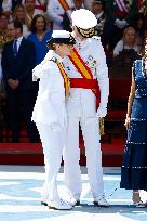 Royal Family Supports Princess Leonor at Flag Swearing Ceremony - Spain