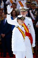 Royal Family Supports Princess Leonor at Flag Swearing Ceremony - Spain