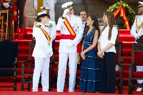Royal Family Supports Princess Leonor at Flag Swearing Ceremony - Spain
