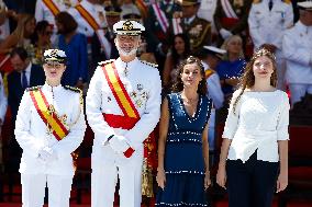 Royal Family Supports Princess Leonor at Flag Swearing Ceremony - Spain