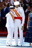Royal Family Supports Princess Leonor at Flag Swearing Ceremony - Spain