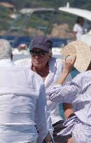 Michael Douglas at Club 55 - Saint-Tropez