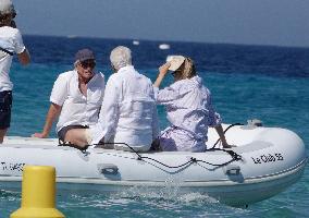Michael Douglas at Club 55 - Saint-Tropez