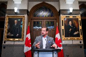 Bloc Quebecois Leader Speaks in House of Commons - Ottawa