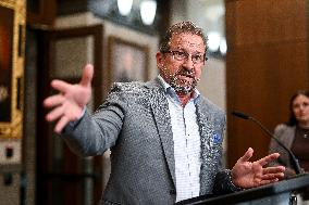 Bloc Quebecois Leader Speaks in House of Commons - Ottawa