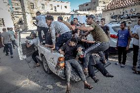 Gazans Killed and Wounded - Gaza City