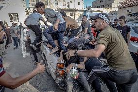 Gazans Killed and Wounded - Gaza City
