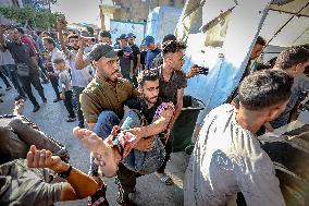 Gazans Killed and Wounded - Gaza City