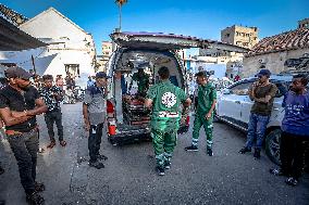 Gazans Killed and Wounded - Gaza City