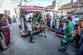 Gazans Killed and Wounded - Gaza City