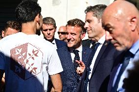 Macron Tours Avenir Lourdes Projects