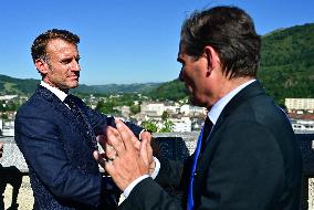 Macron Tours Avenir Lourdes Projects