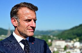 Macron Tours Avenir Lourdes Projects