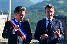 Macron Tours Avenir Lourdes Projects