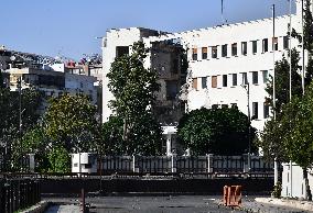 Syrian Army HQ Hit in Israeli Strikes - Damascus