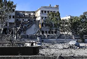 Syrian Army HQ Hit in Israeli Strikes - Damascus