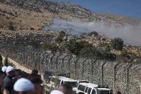 Israeli Troops Patrol Golan Heights