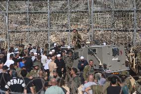 Israeli Troops Patrol Golan Heights